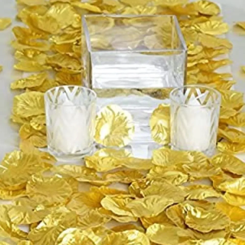 Gold Silk Scatter Rose Petals!